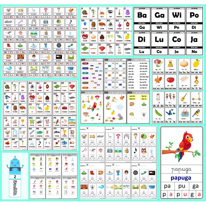 Zestaw CZYTANIE SYLABAMI