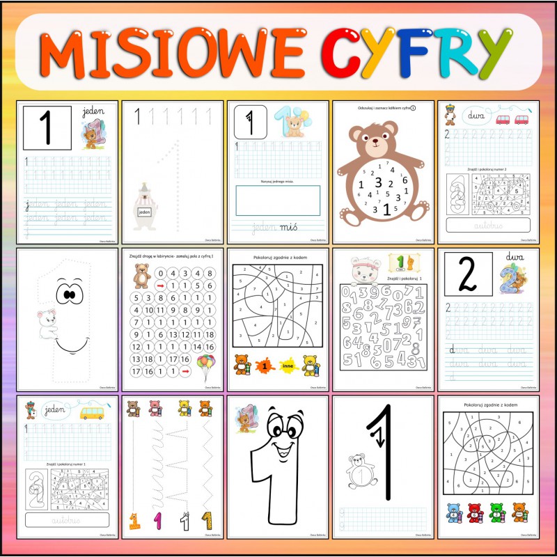 Zestaw MISIOWE CYFRY