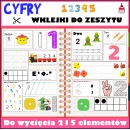 CYFRY - Wklejki Do Zeszytu