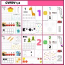 CYFRY - Wklejki Do Zeszytu