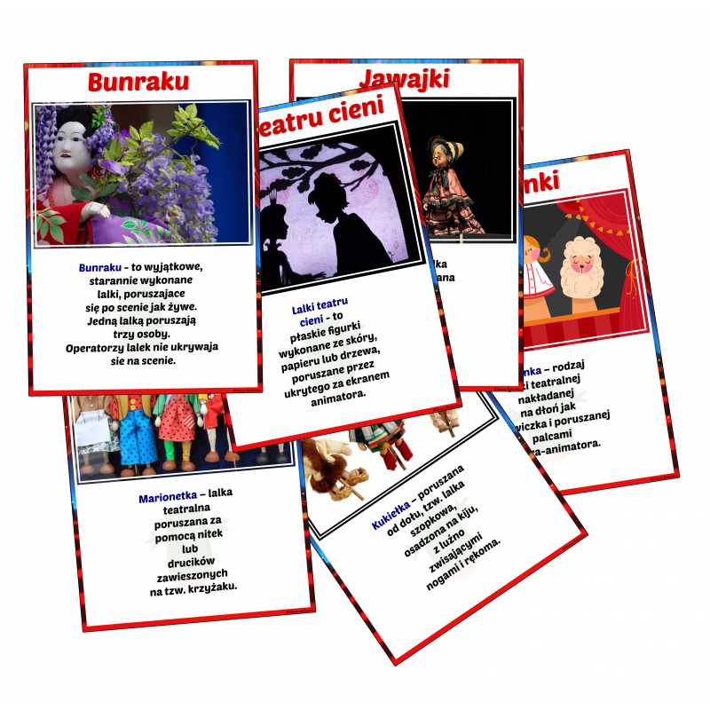 Dzień teatru - lalki teatralne