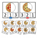 Dzień pizzy- klamerki i figury