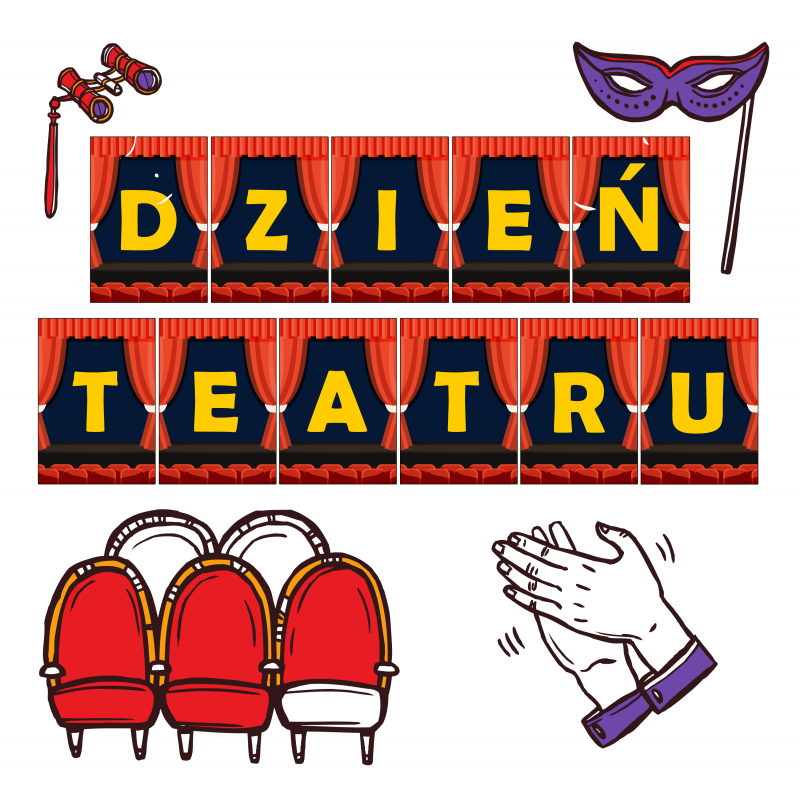 Dzień teatru - Napis
