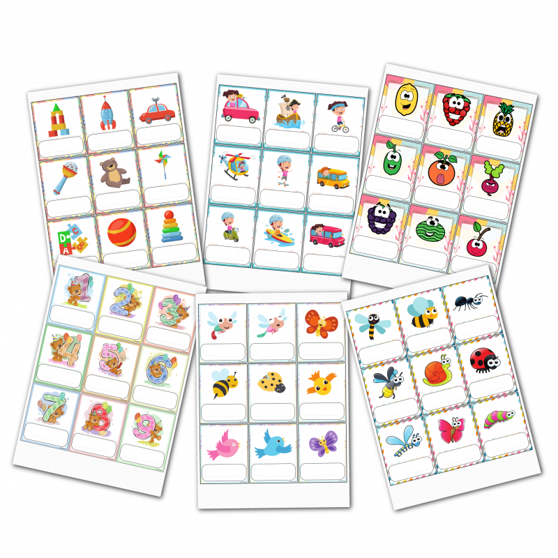 Znaczki na szafki- imienne