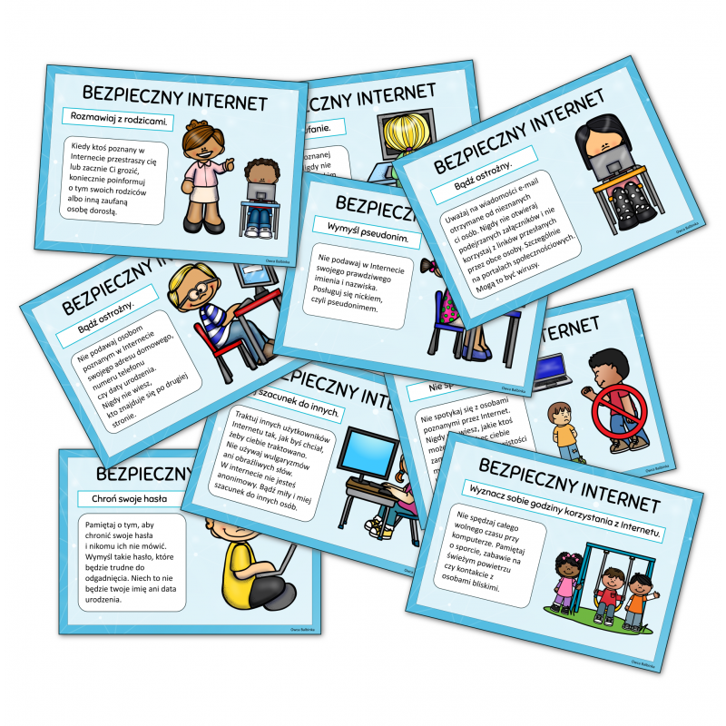Bezpieczny Internet- karty demonstracyjne