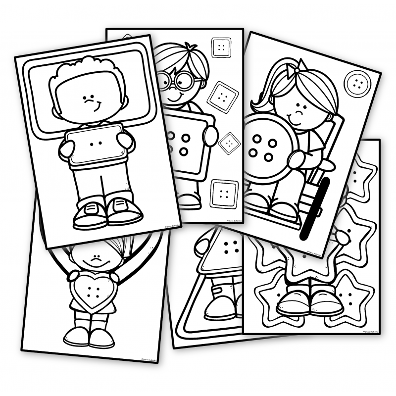 Dzień guzika - Kolorowanki