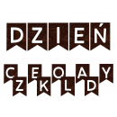 Dzień czekolady- girlandy