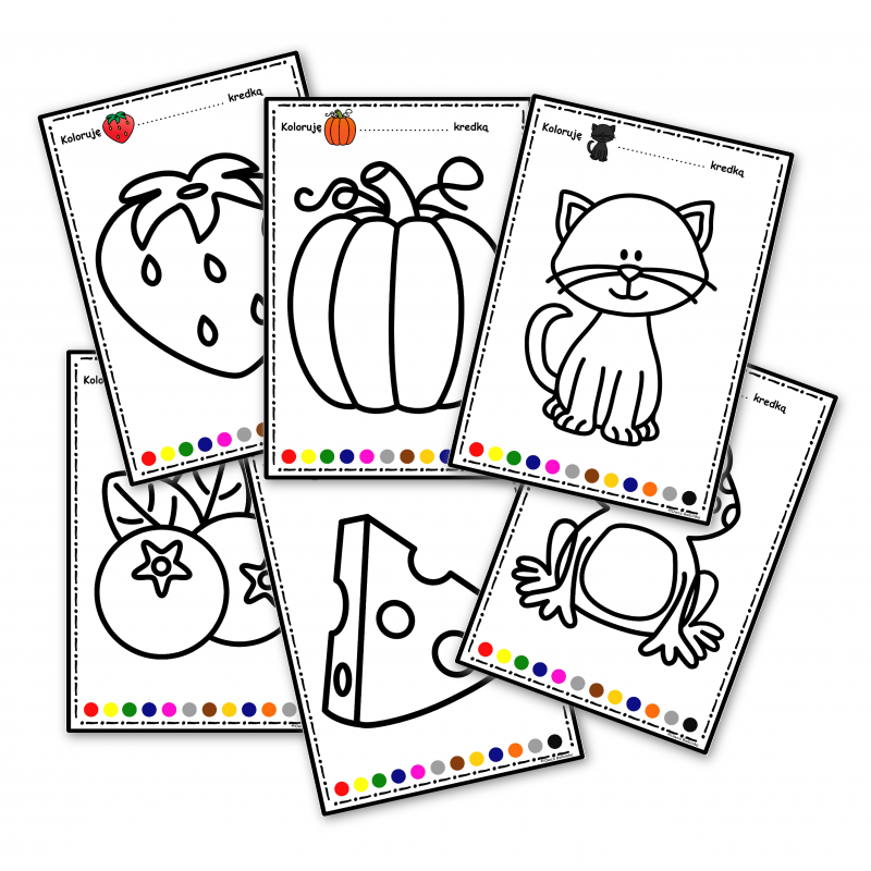 Dzień kredki - Jaka to kredka (kolorowanki)