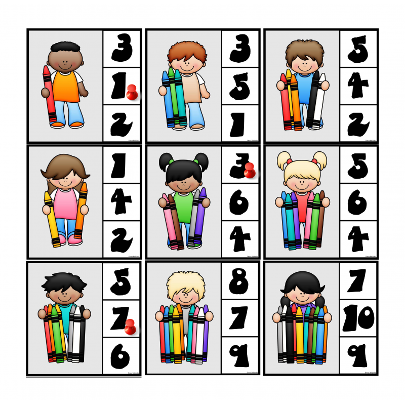 Dzień kredki - Klamerki