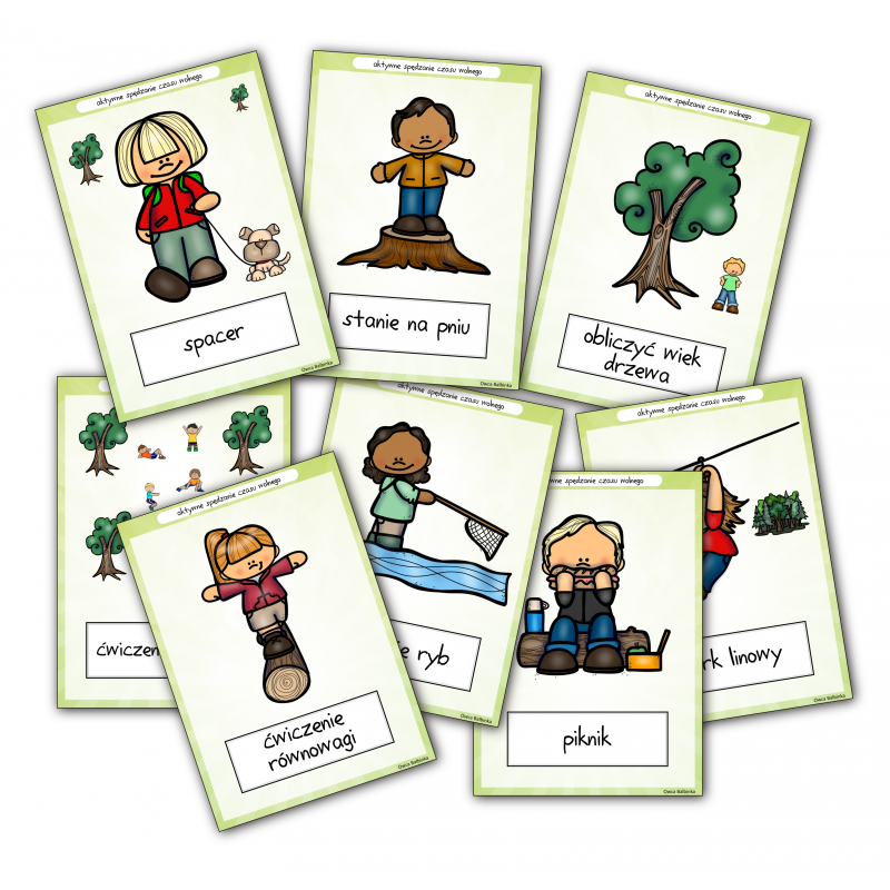 Dzień lasu- karty demonstracyjne