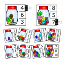 Dzień misia- klamerki słoiki