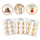 Dzień misia- odznaki