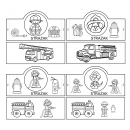 Dzień strażaka- czapeczki