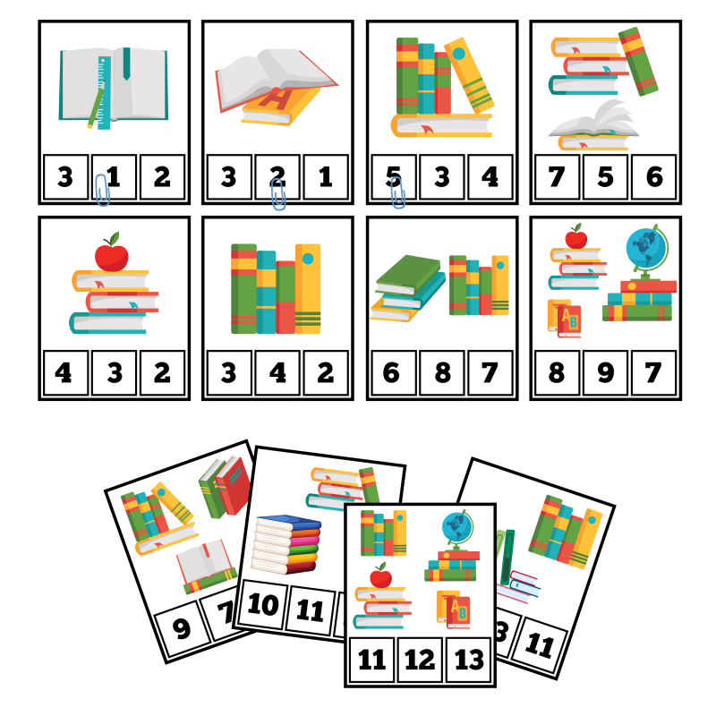 Dzień książki - Klamerki