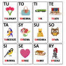 Sylaby otwarte - plansze edukacyjne