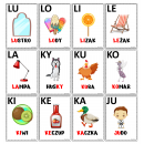 Sylaby otwarte - plansze edukacyjne