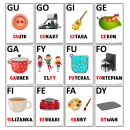 Sylaby otwarte - plansze edukacyjne