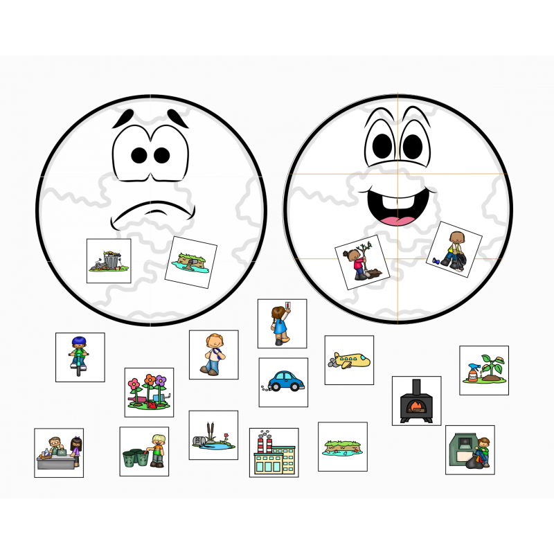 Dzień Ziemi- posegreguj karty