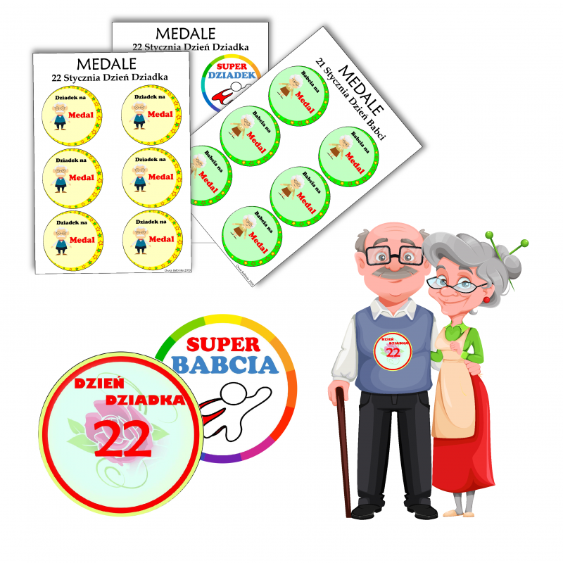 Dzień Babci i Dziadka - Medale
