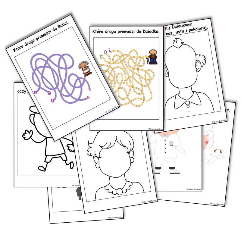 Dzień Babci i Dziadka - Łamigłówki