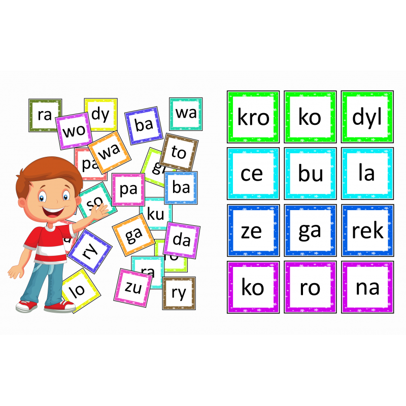 Nauka czytania- Memo