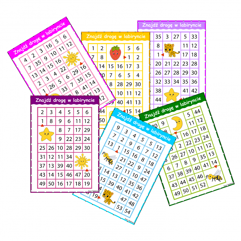 Cyfry - Labirynty