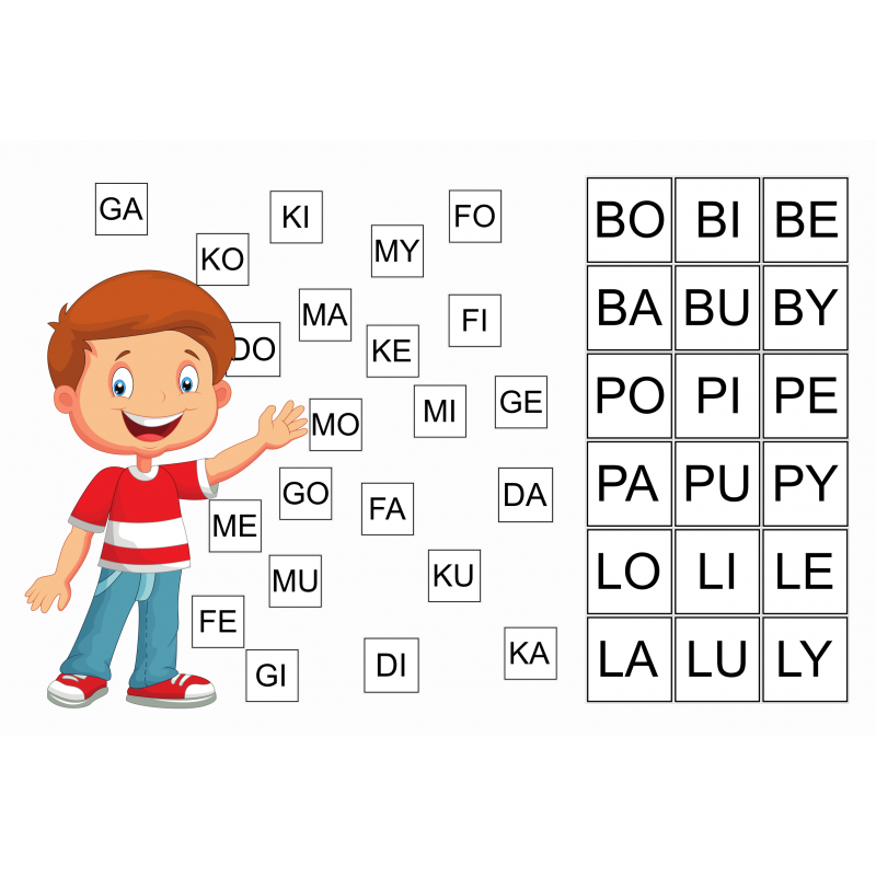 Nauka czytania- Sylaby otwarte