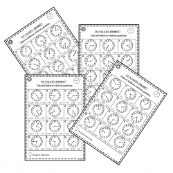 Zegary - Zakreśl kółkiem właściwą godzinę