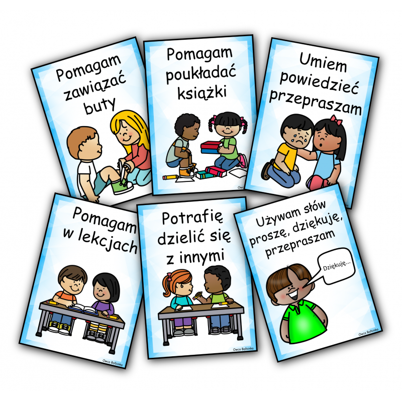 Dobre maniery- Karty demonstracyjne