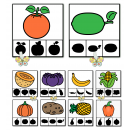 Karty klamerkowe- Owoce i warzywa