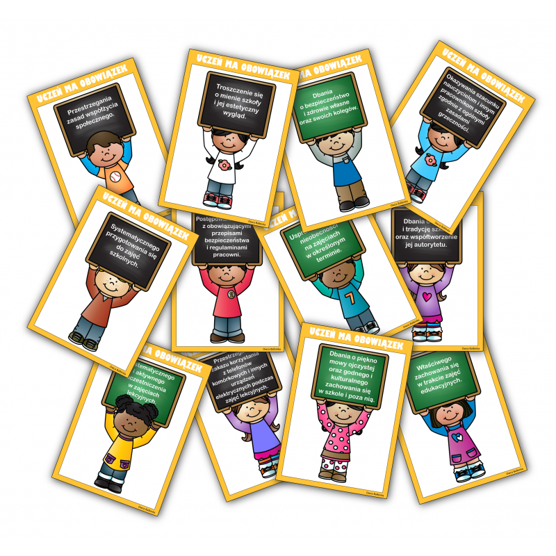 Obowiązki ucznia- Karty demonstracyjne