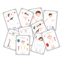 Rodzina- Rysuj po śladzie