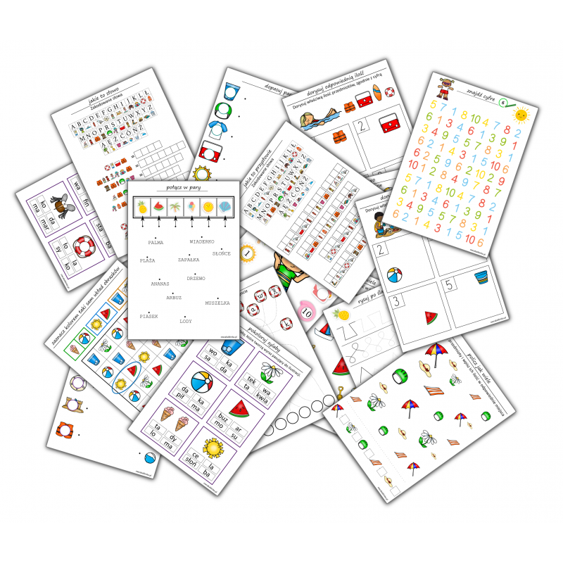 Wakacyjne karty pracy- Łamigłówki