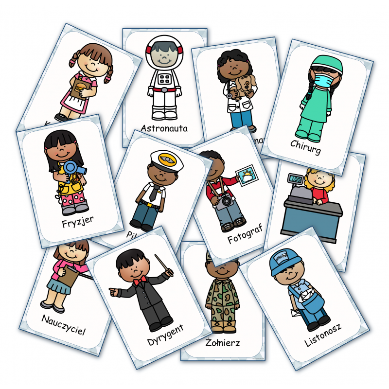 Zawody- Karty demonstracyjne duże