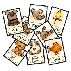 Zwierzęta domowe- Karty obrazkowe