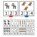 Zwierzęta egzotyczne- klamerki 1-11