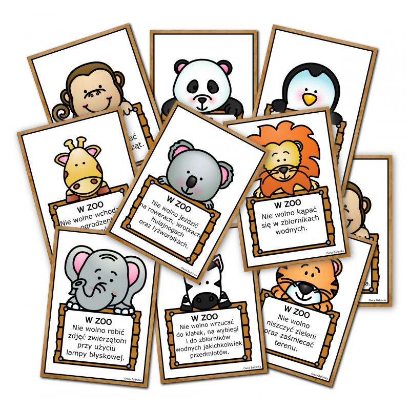 Zasady zachowania w ZOO