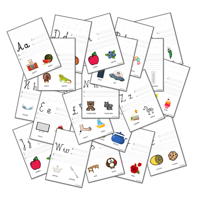 Alfabet- Zadania i ćwiczenia