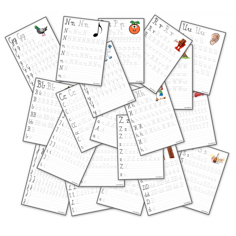 Alfabet- Kaligrafia liter