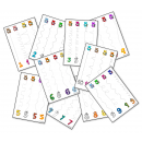 Cyfry- Szlaczki misie