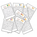 Znajdź cyfrę i pokoloruj