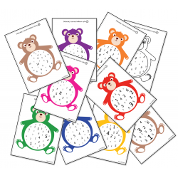 Znajdź cyfrę- Misie