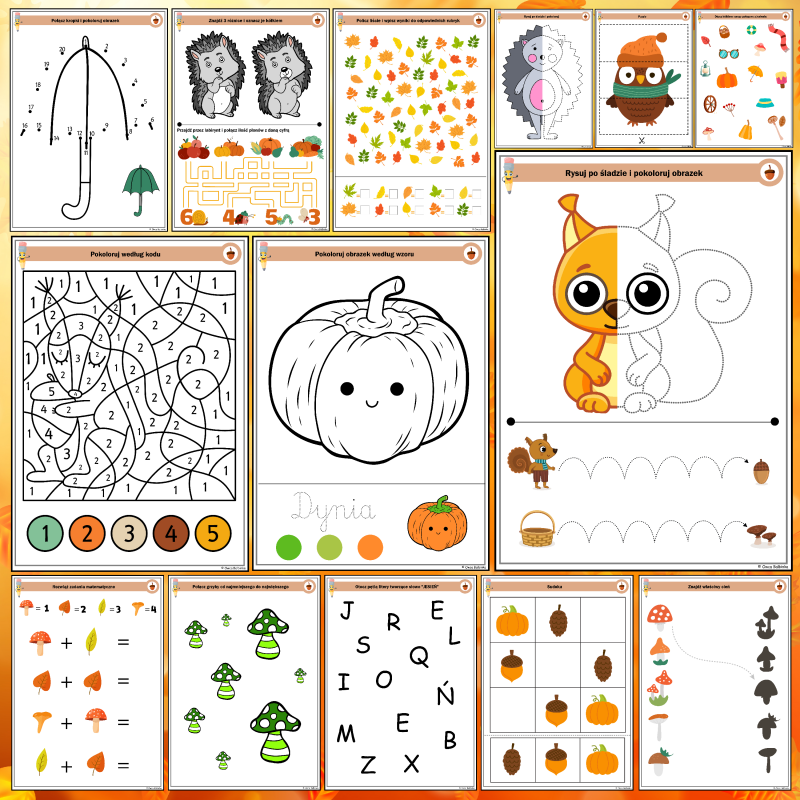 JESIENNE ŁAMIGŁÓWKI