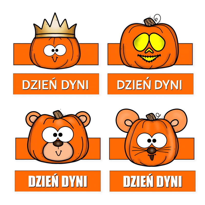 Dzień dyni- czapeczki
