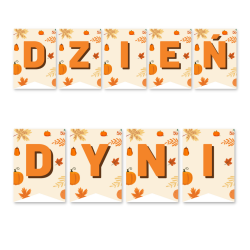 Dzień dyni- girlandy