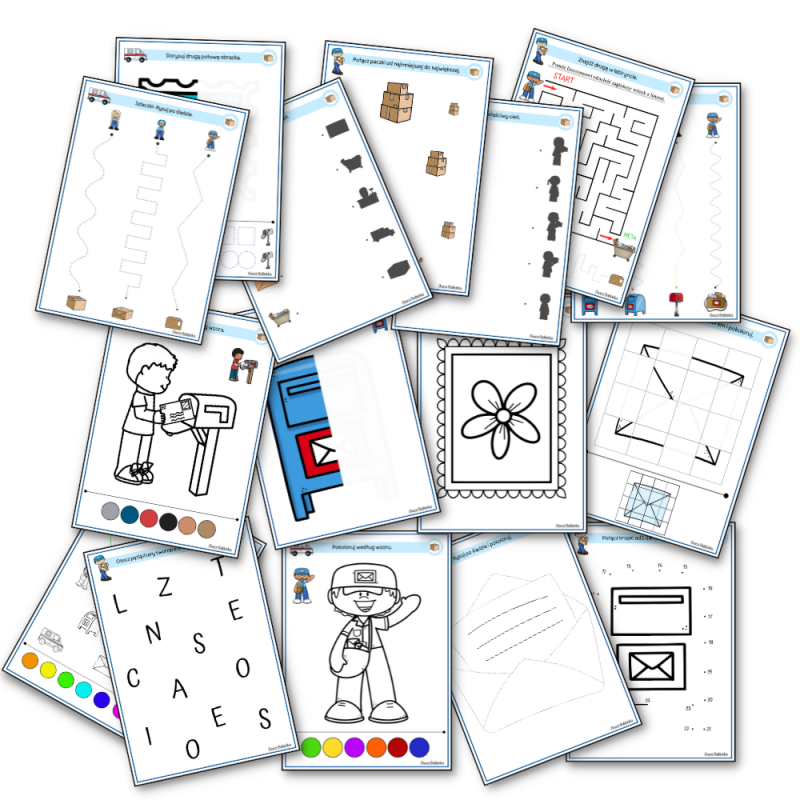 Dzień listonosza- łamigłówki