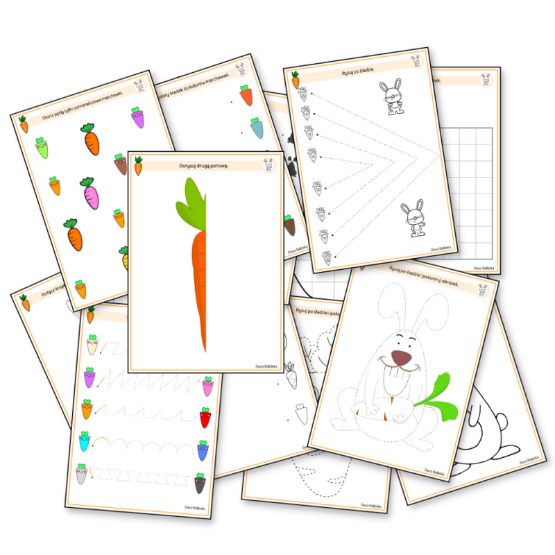 Dzień marchewki- łamigłówki