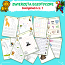 Zestaw ZWIERZĘTA EGZOTYCZNE