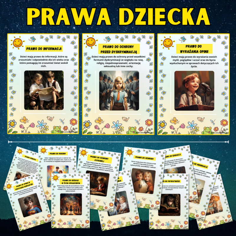 Prawa dziecka- karty demonstracyjne