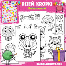 DZIEŃ KROPKI - Kolorowanki